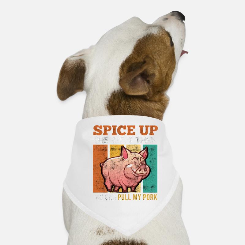 Meat Lovers SPICE UP THE BUTT Barbecue Dog Bandana