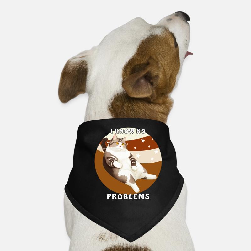 KATZE I KNOW NO PROBLEMS Hunde-Bandana
