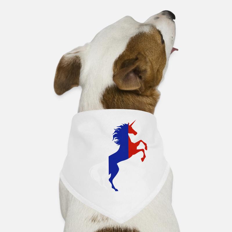 Licorne Russie Drapeau TShirt Licorne Magique Russe Bandana pour chien