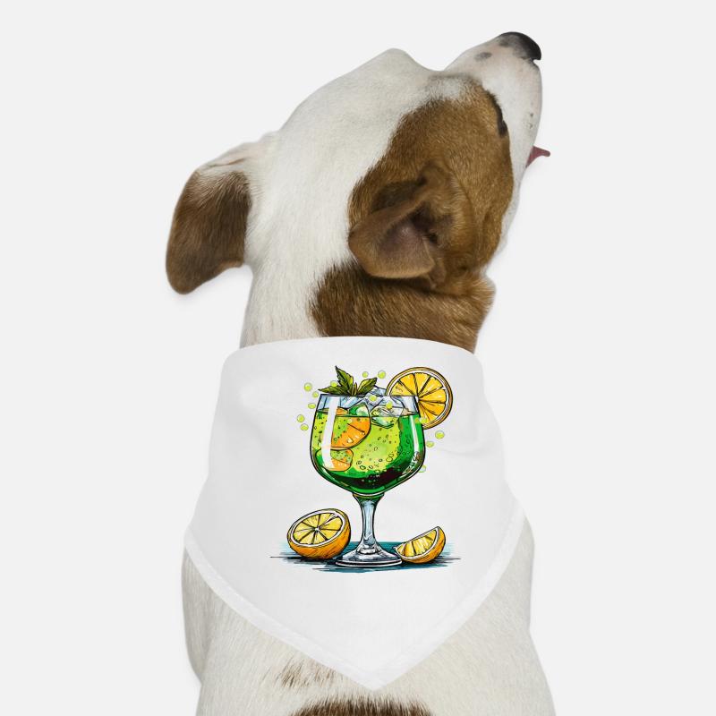 DRINK MIX GREEN Dog Bandana