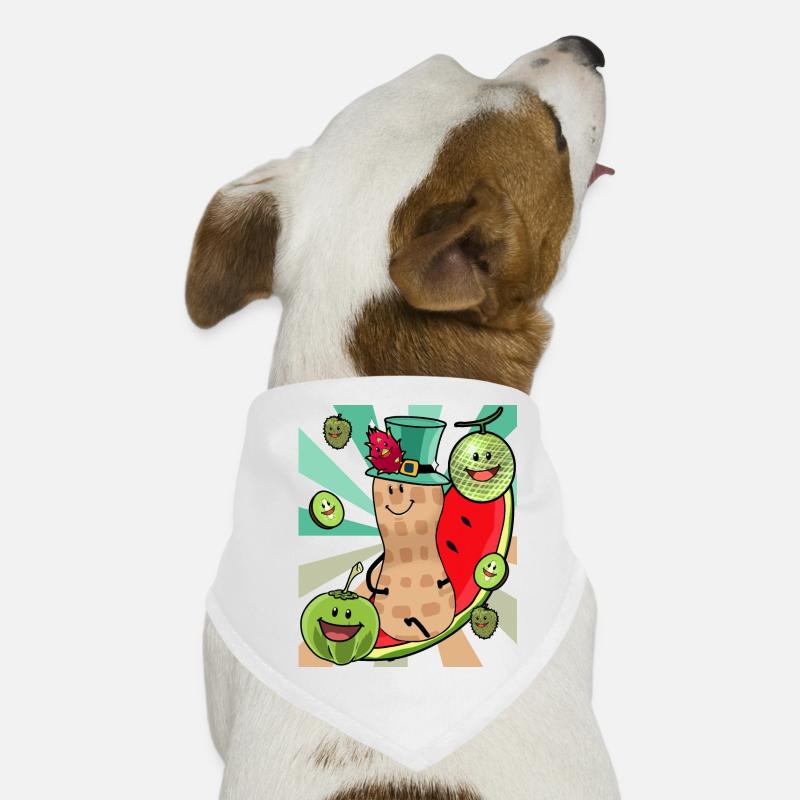 Obsr Fruits Enjoyment Peanut Peanuts Summer Dog Bandana