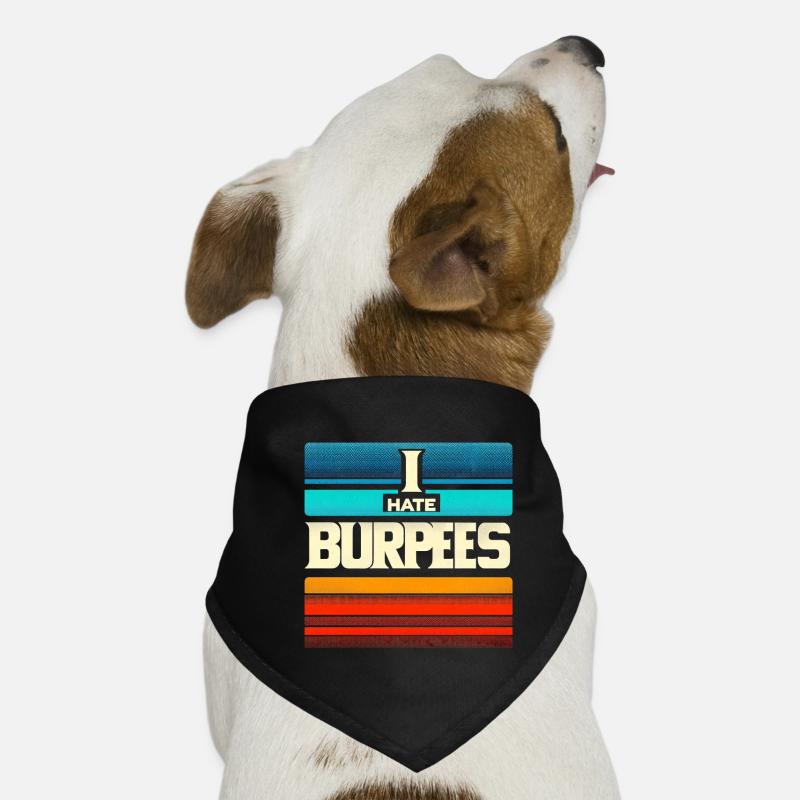 I Hate Burpees 5 Hunde-Bandana