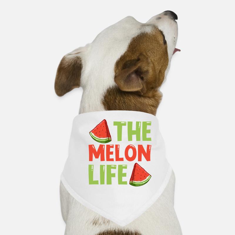 Melon Poison Bandana pour chien