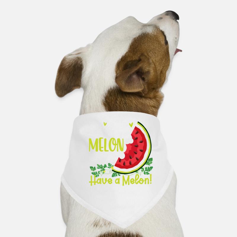 Melon Poison Bandana pour chien