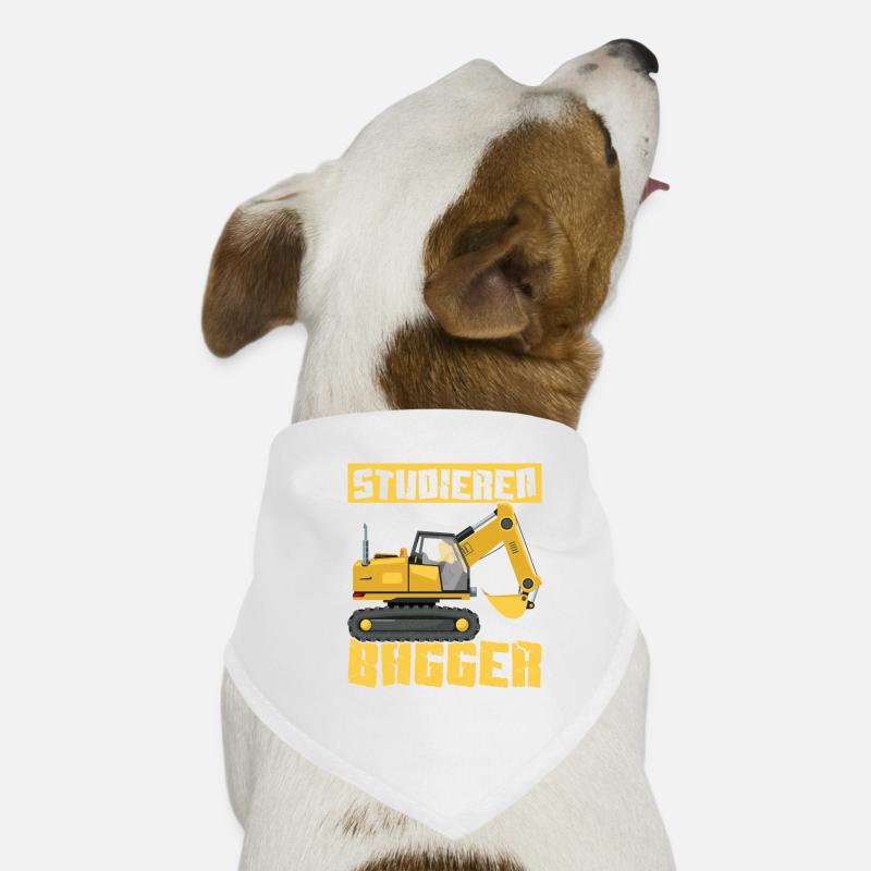 Excavators drive only the best construction excavator drivers Dog Bandana