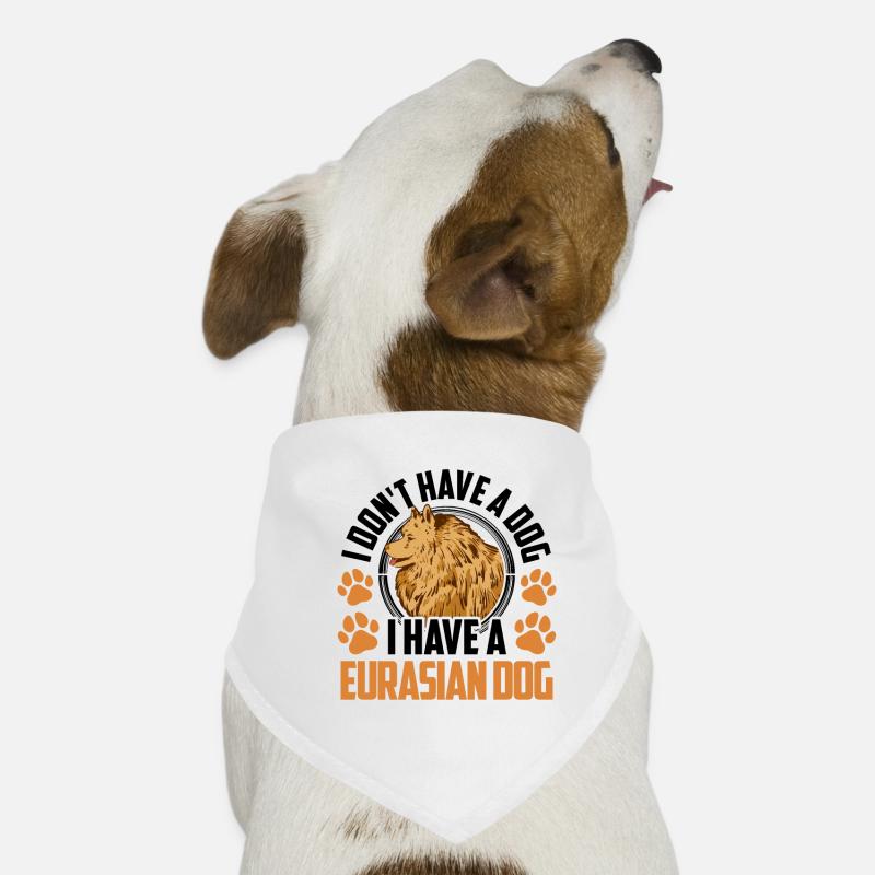 Ich habe einen Eurasier Eurasian Spitz Hunde-Bandana