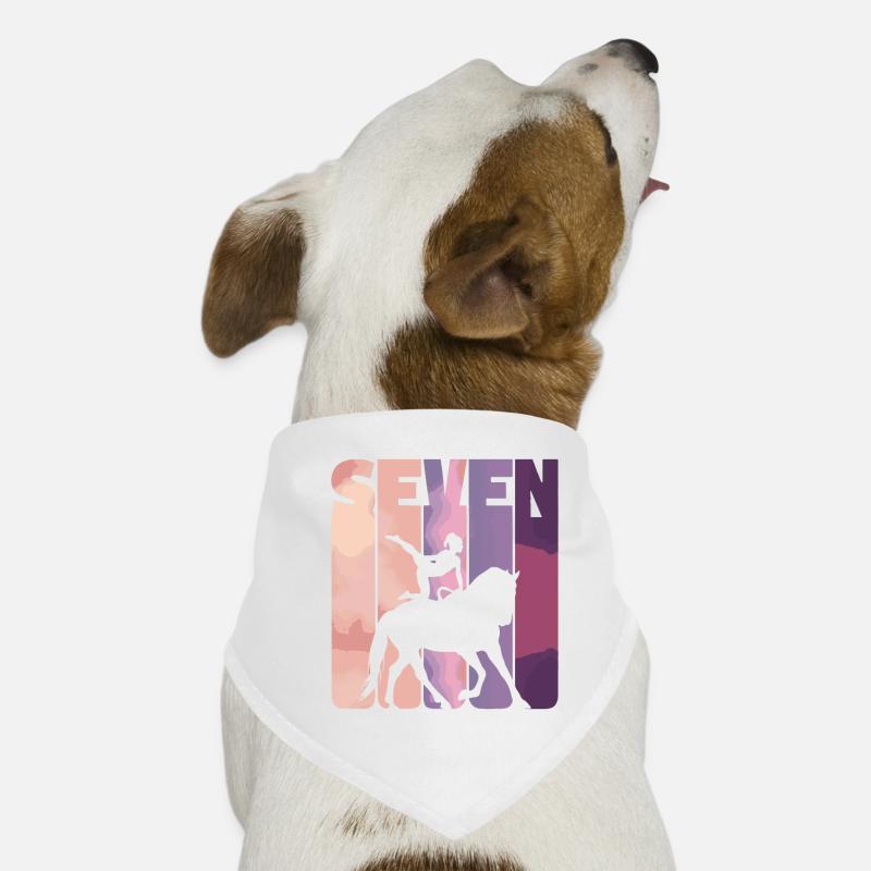 Loves Horse Vaulting Gift Dog Bandana