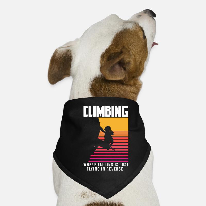 Climbing Mountain Boulder Climble Climber Dog Bandana