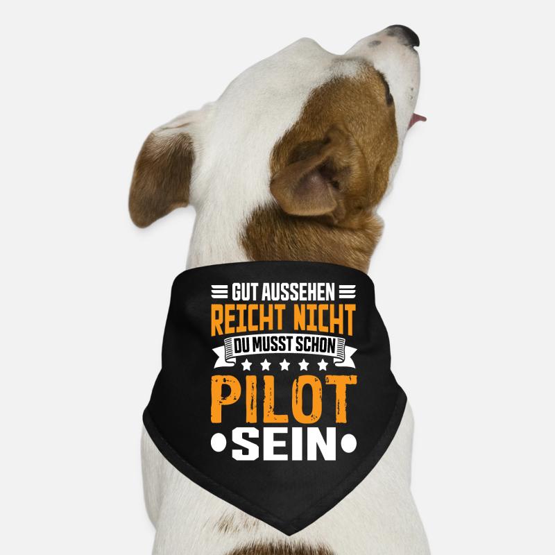 Pilot Piloten Piloten Spruch Flugzeuge Fliegen Hunde-Bandana