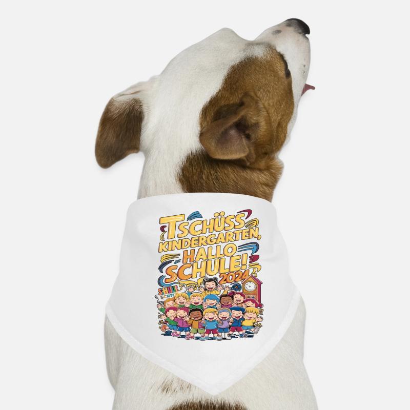 Goodbye Kindergarten Hello School 2024 Dog Bandana