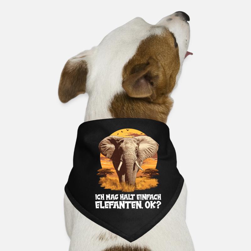 Elephant Elephant Dog Bandana