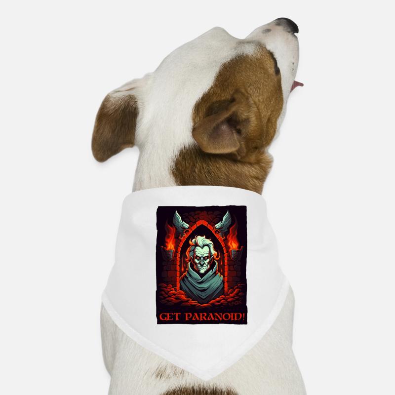 Dungeon paranoia and a creepy guy Dog Bandana