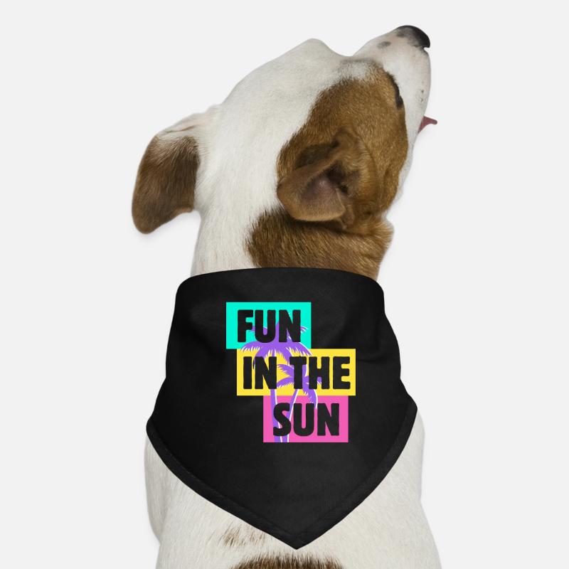 Spaß in der Sonne Sommerstimmung Hunde-Bandana