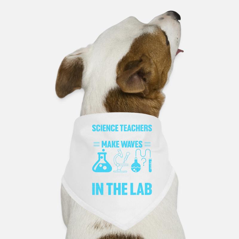 Professeur de sciences Professeur d’école Biologie Chimie P Bandana pour chien
