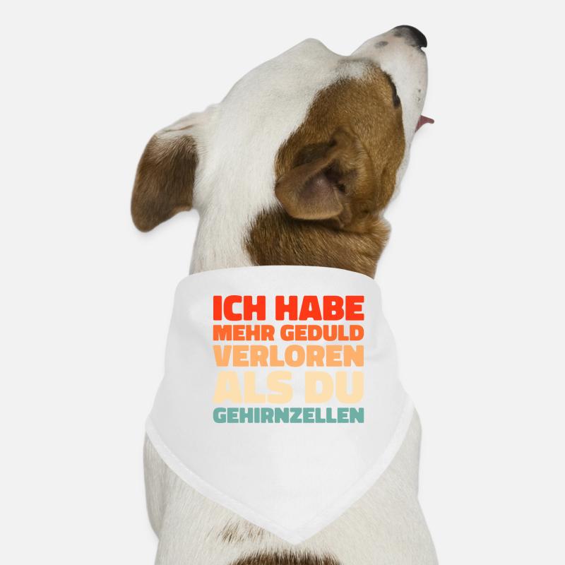 Schwarzer Humor Hunde-Bandana