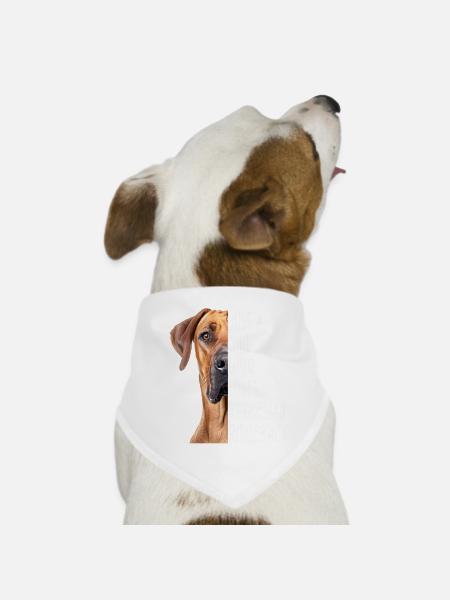 Ridgeback Rhodesian Gift - Dog Bandana - white