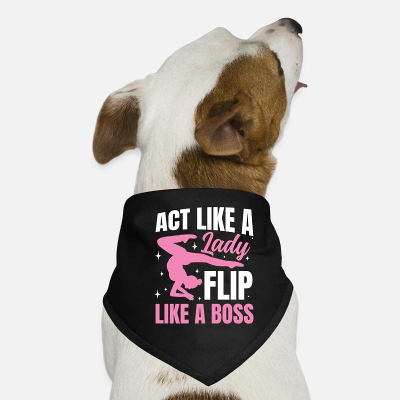 Act Like a Lady Flip Hunde-Bandana