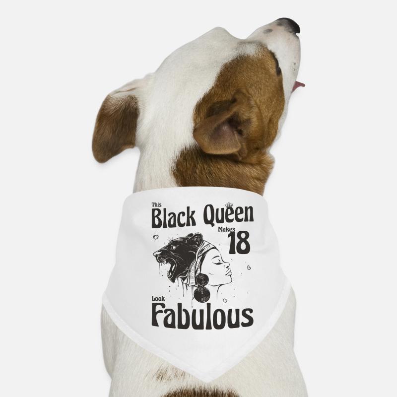 This Black Queen Makes 18 Looks Fabulous - 18th Dog Bandana