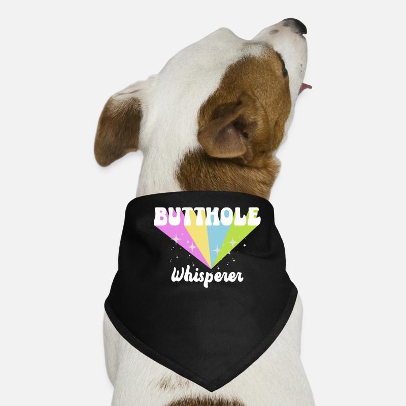 Butthole Whisperer Dog Bandana