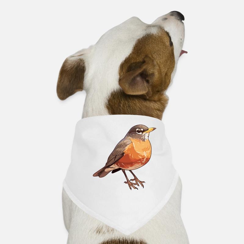 Robin Rotkehlchen Bandana pour chien