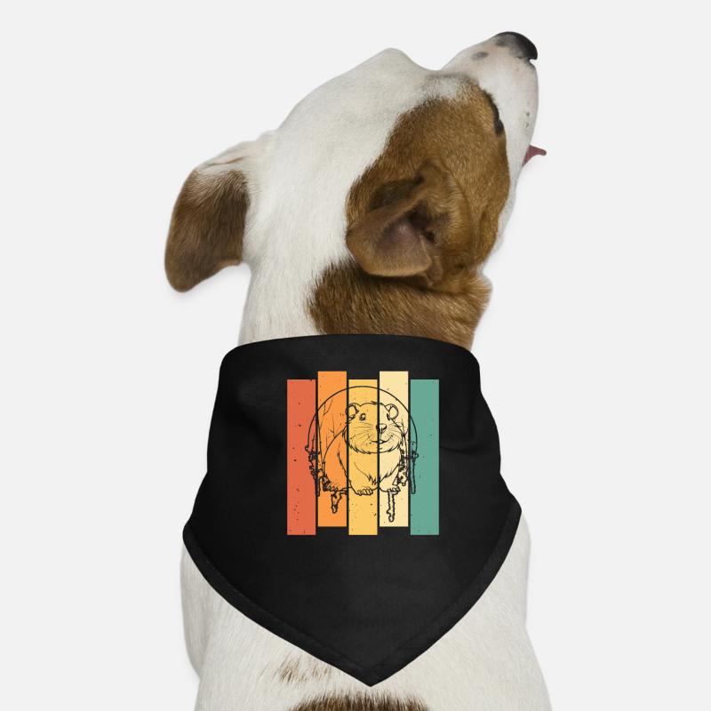 Hamster Doré Hamster Lune Hurlant Bandana pour chien