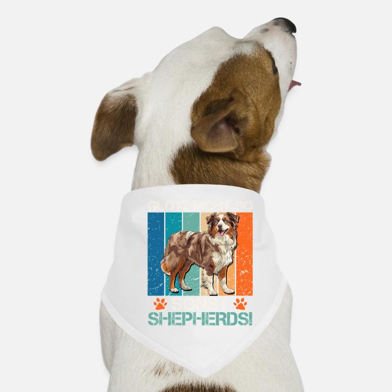 Aussie GLOTZ NICHT SO SONST SHEPHERDS Lustiges Hunde-Bandana