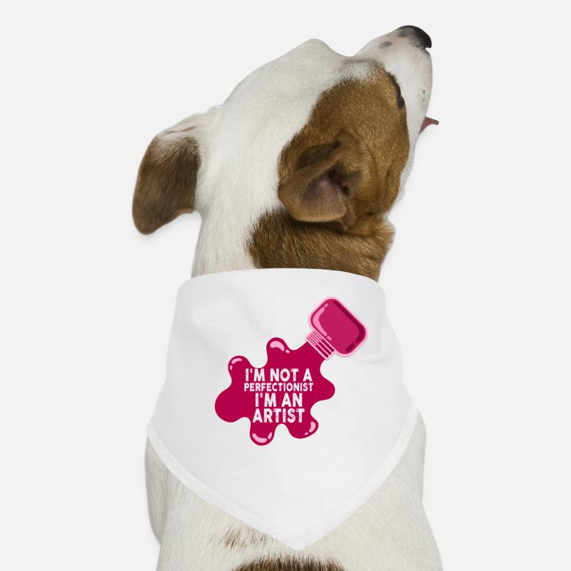 Ich bin kein Perfektionist, ich bin ein Künstler Hunde-Bandana