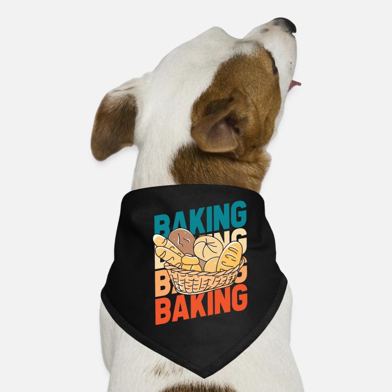 Backen Bäcker Bäckerei Hunde-Bandana
