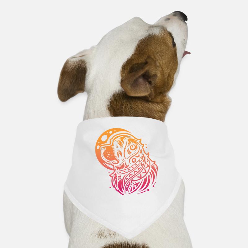 Bernhardiner Stammes Moon Phases Hunde-Bandana
