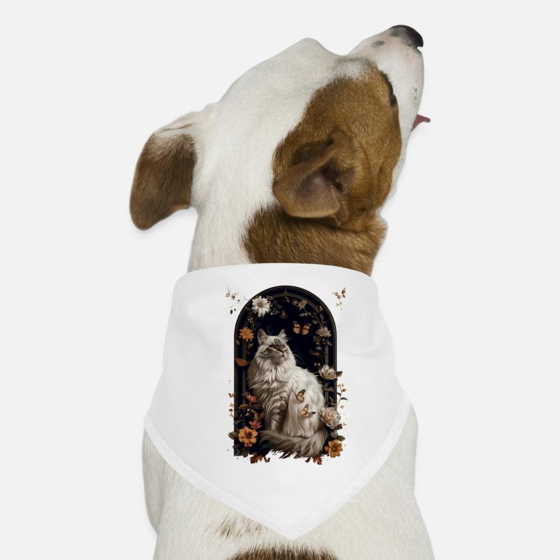 Chat sibérien Bandana pour chien