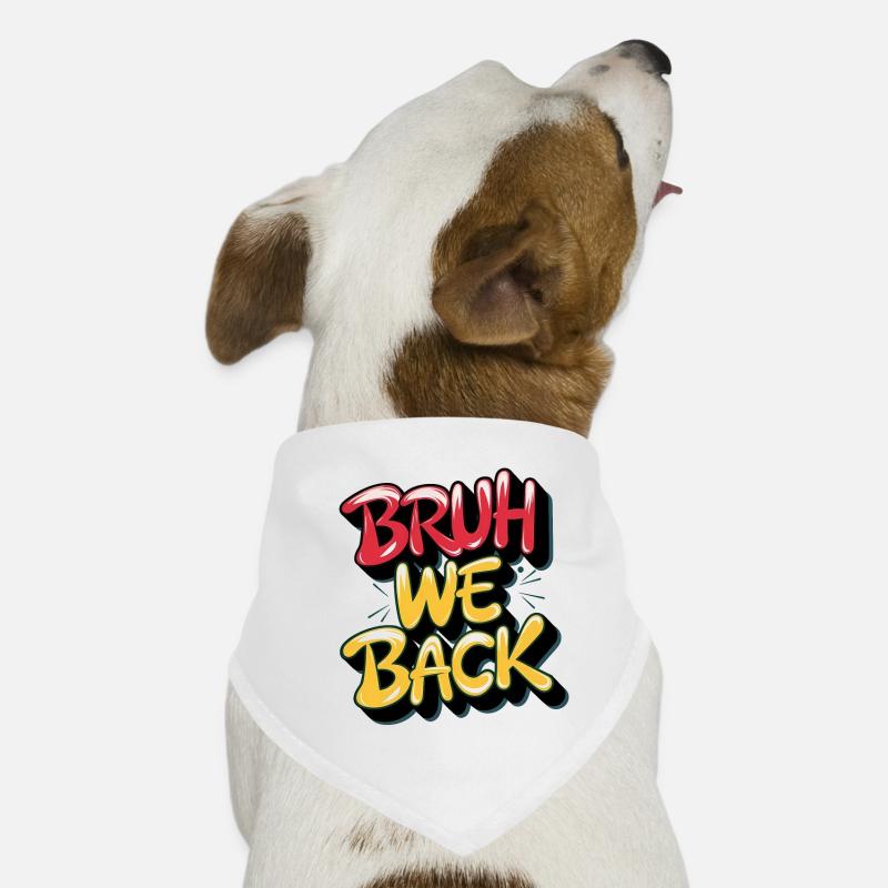 Pronunciation and Retro Style Text Design Dog Bandana