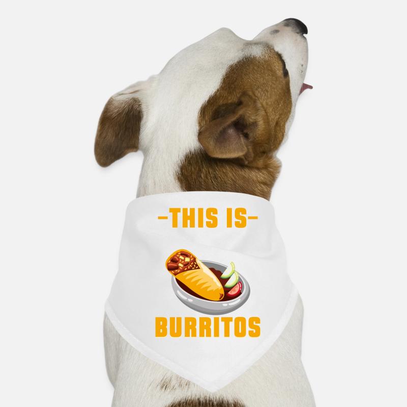 Cadeau Burrito Bandana pour chien