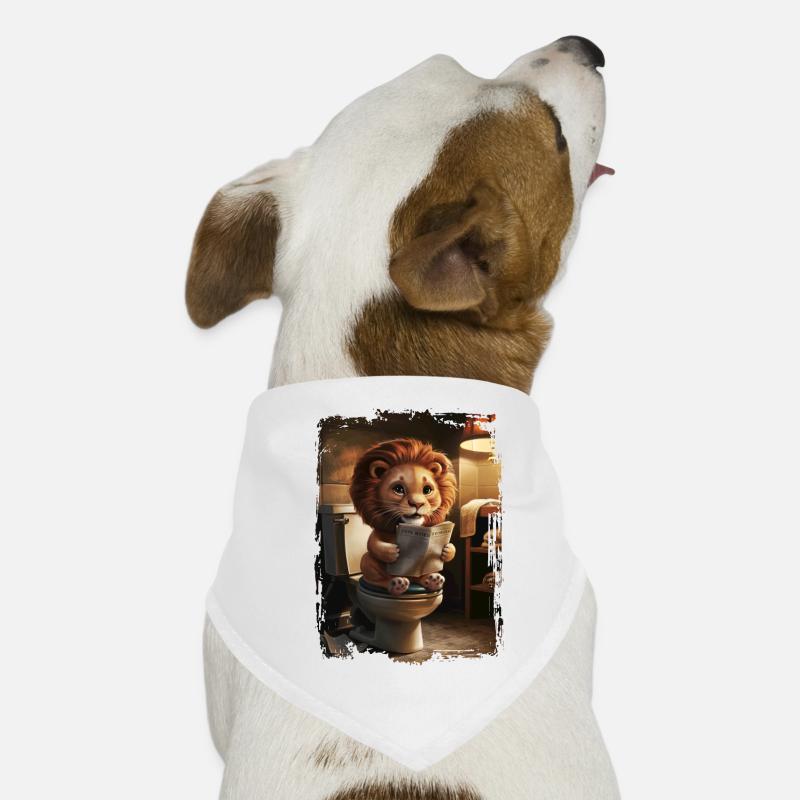Löwentoilette Geschenk Hunde-Bandana