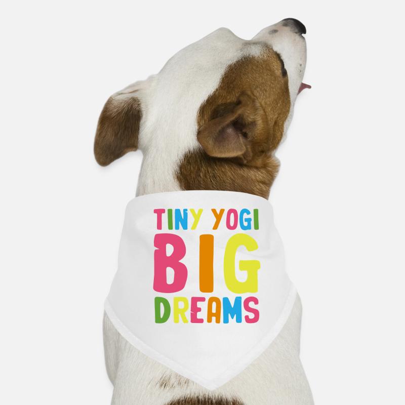 Tiny Yogi Big Dreams Méditation Bandana pour chien