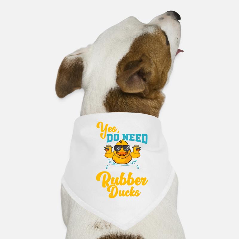 Canard en caoutchouc Canard en caoutchouc Bandana pour chien