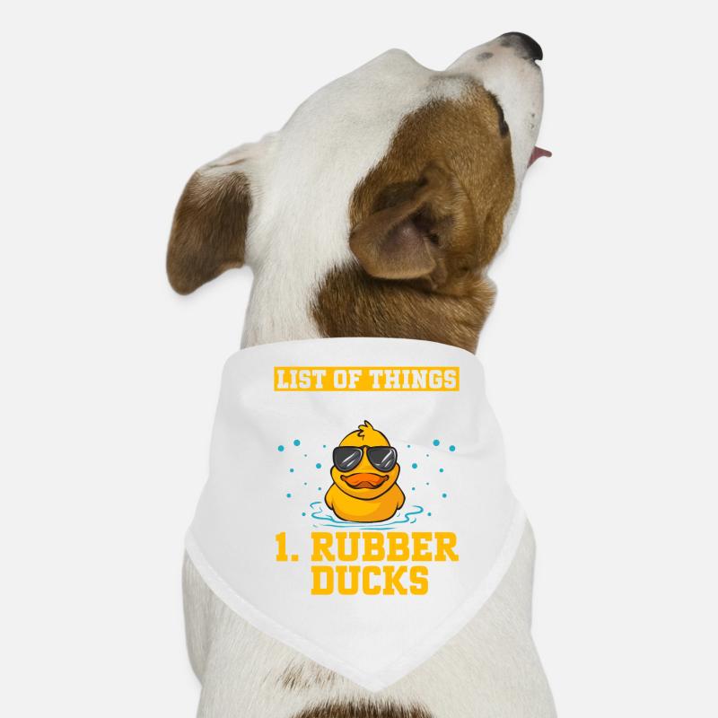 Canard en caoutchouc Canard en caoutchouc Bandana pour chien