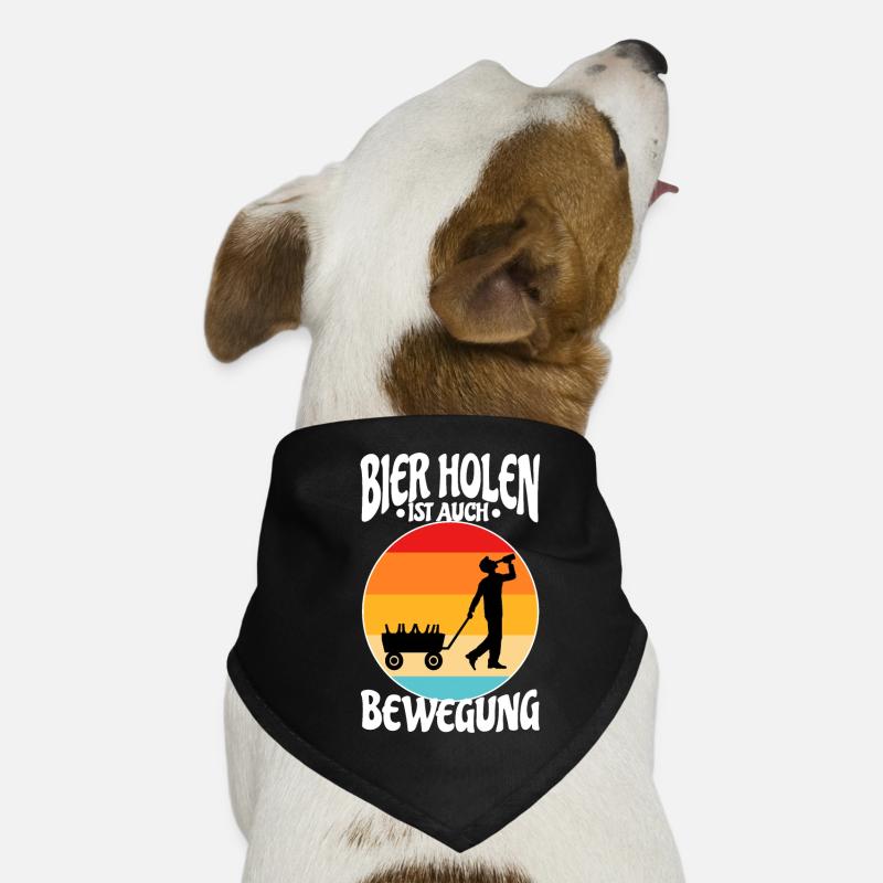 Obtenir de la bière, c’est aussi faire de l’exercice Bandana pour chien