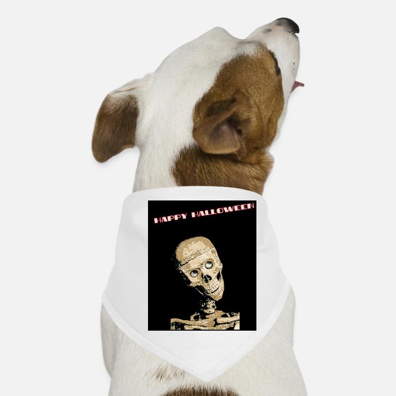Squelette drôle pour Halloween Bandana pour chien