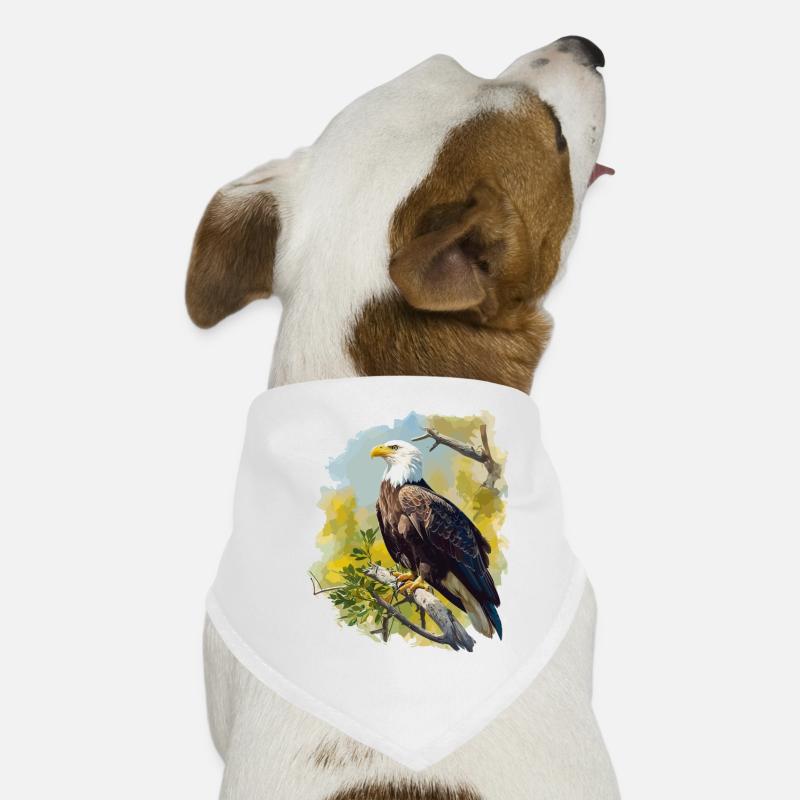Bald Eagle Weißkopfseeadler Dog Bandana