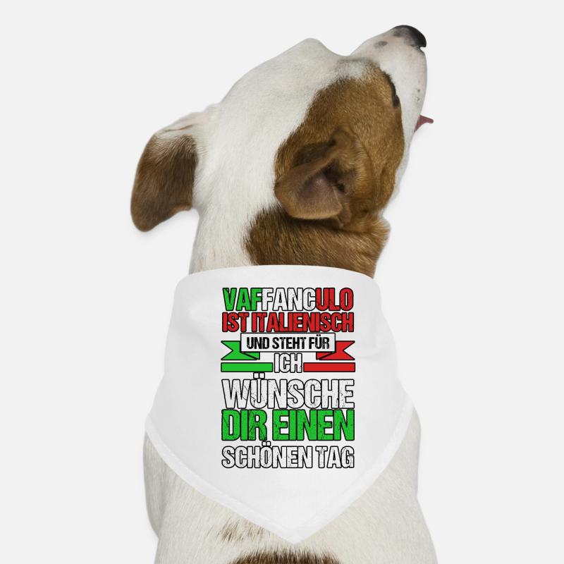 Italie Vaffanculo italien Bandana pour chien