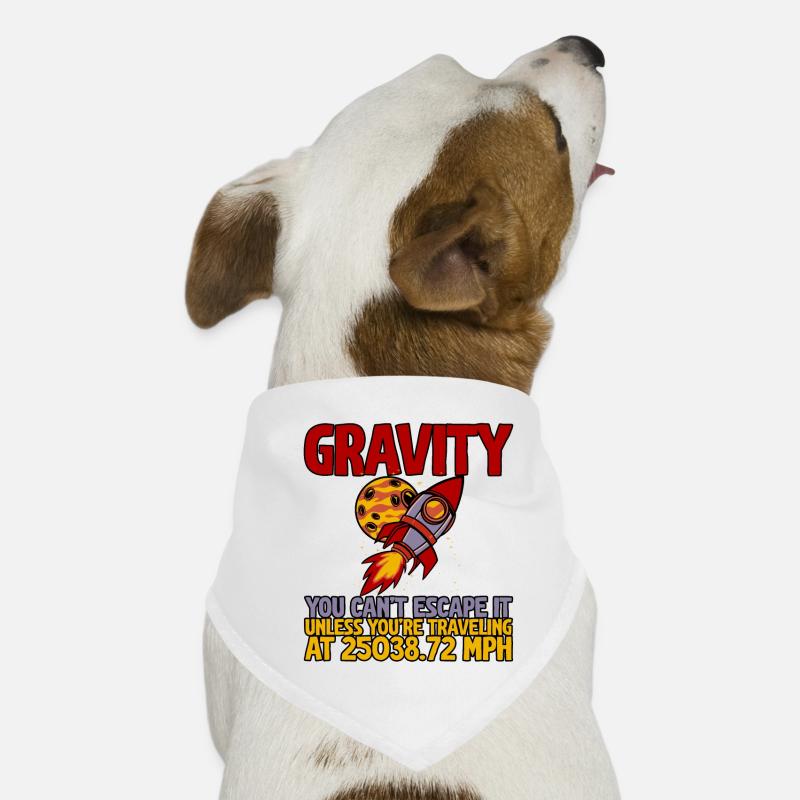 Gravity, You Can't Escape It 2 Hunde-Bandana