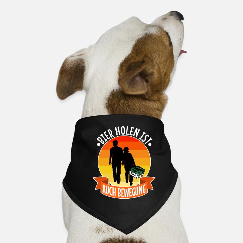 Obtenir de la bière, c’est aussi faire de l’exercice Bandana pour chien