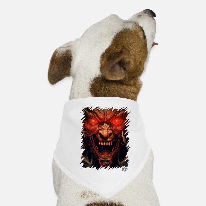 Evil Devil’s Eyes : Monstre Satan Bandana pour chien