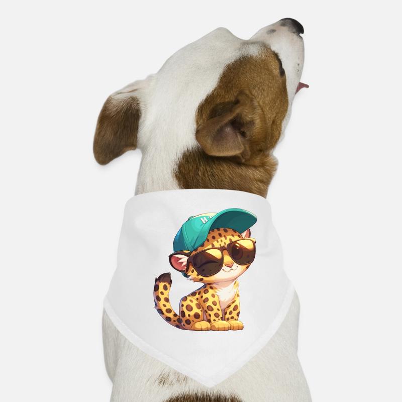 Léopard léopard Bandana pour chien