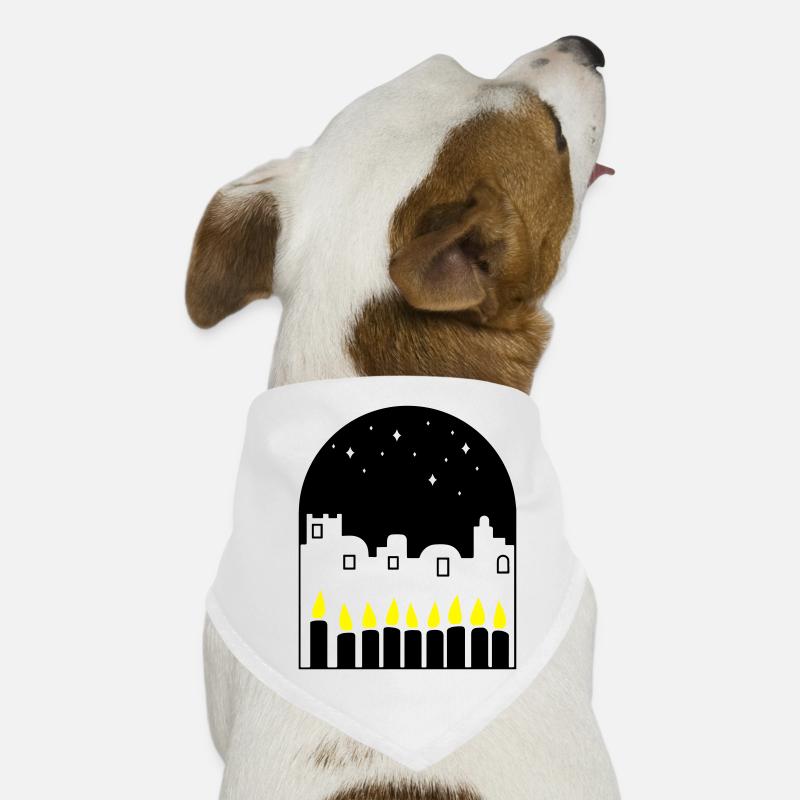Candles at night Dog Bandana