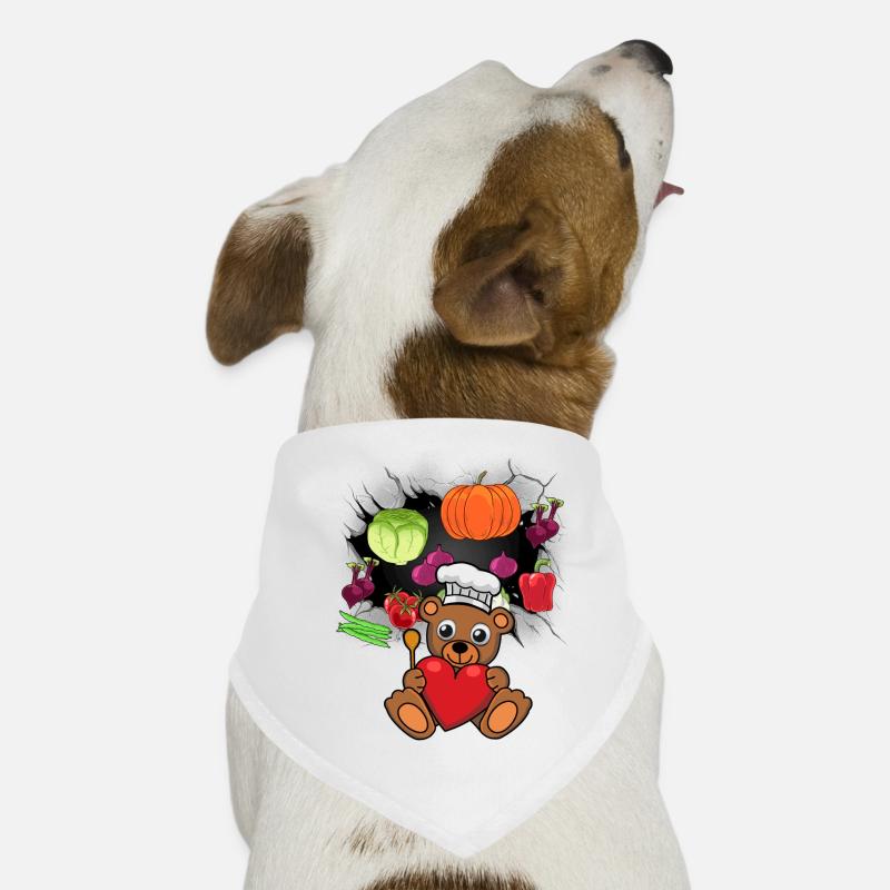 Teddy Cook Cooks Cook Vegetable Cooking Bear Dog Bandana