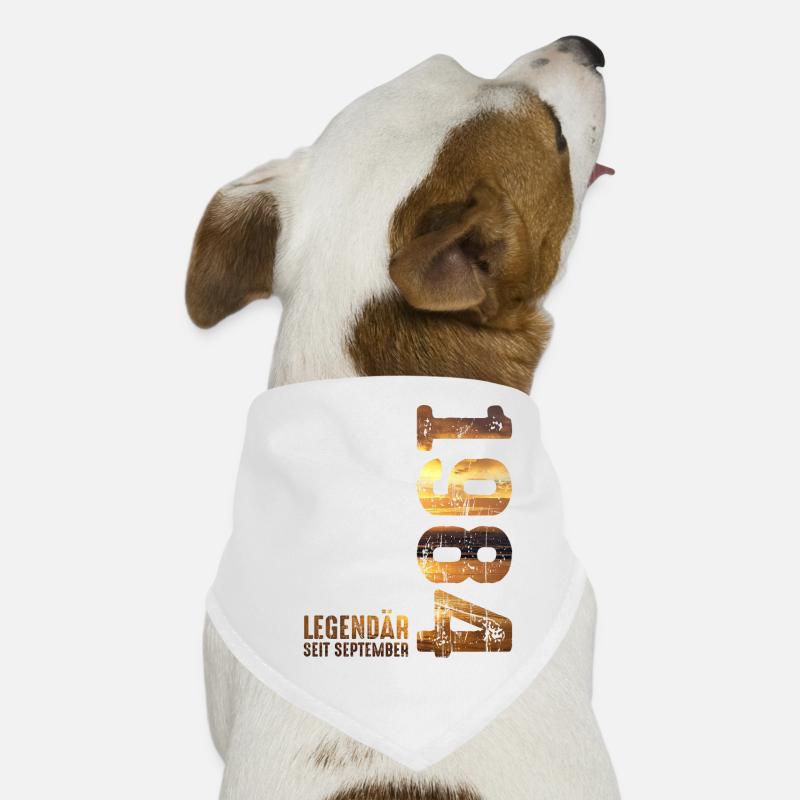 Legendary since September 1984 Birthday Dog Bandana