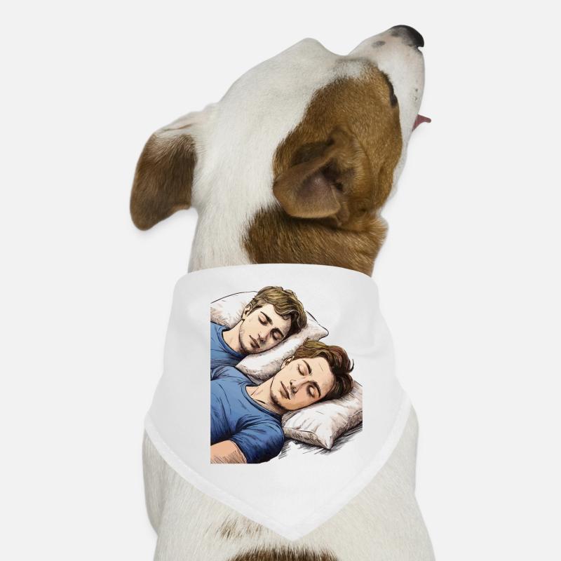 MEN SLEEPING Dog Bandana