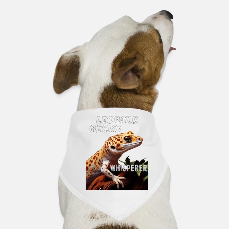 GECKO LÉOPARD CHUCHOTEUR Bandana pour chien
