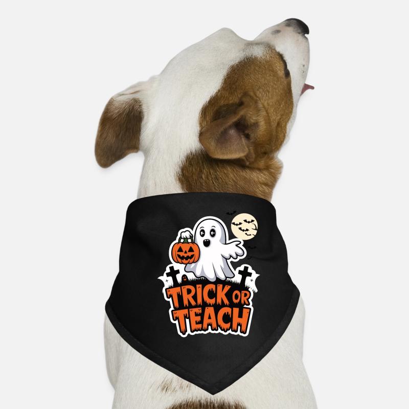 Trick Or Teach Halloween Lehrer Hunde-Bandana